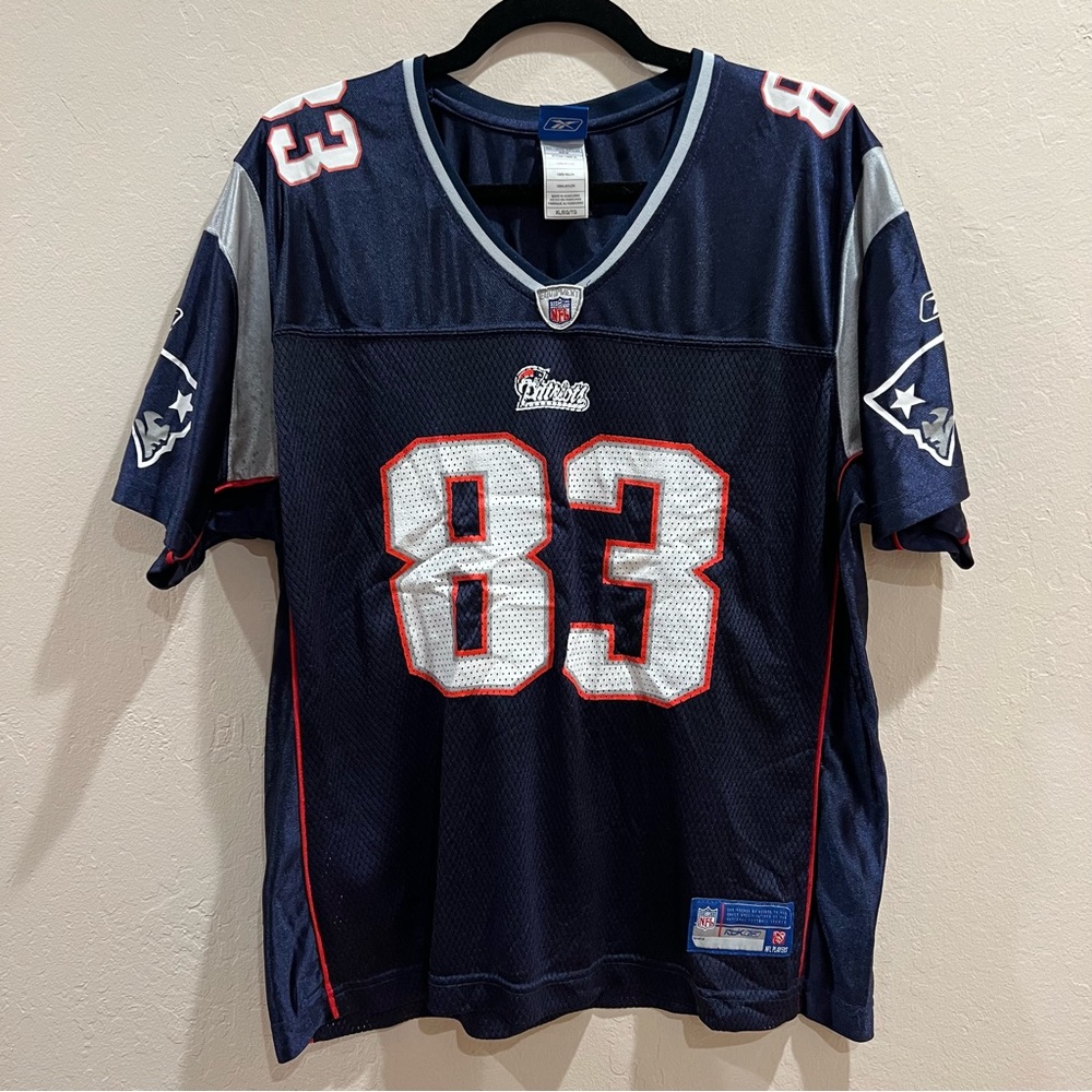 Woman’s Reebok New England Patriots Wes Welker Home Jersey - XL